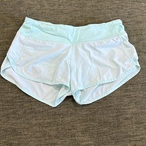 lululemon athletica Light Blue Athletic Shorts